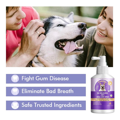 🍃NO BRUSHING oral care spray for dogs cats